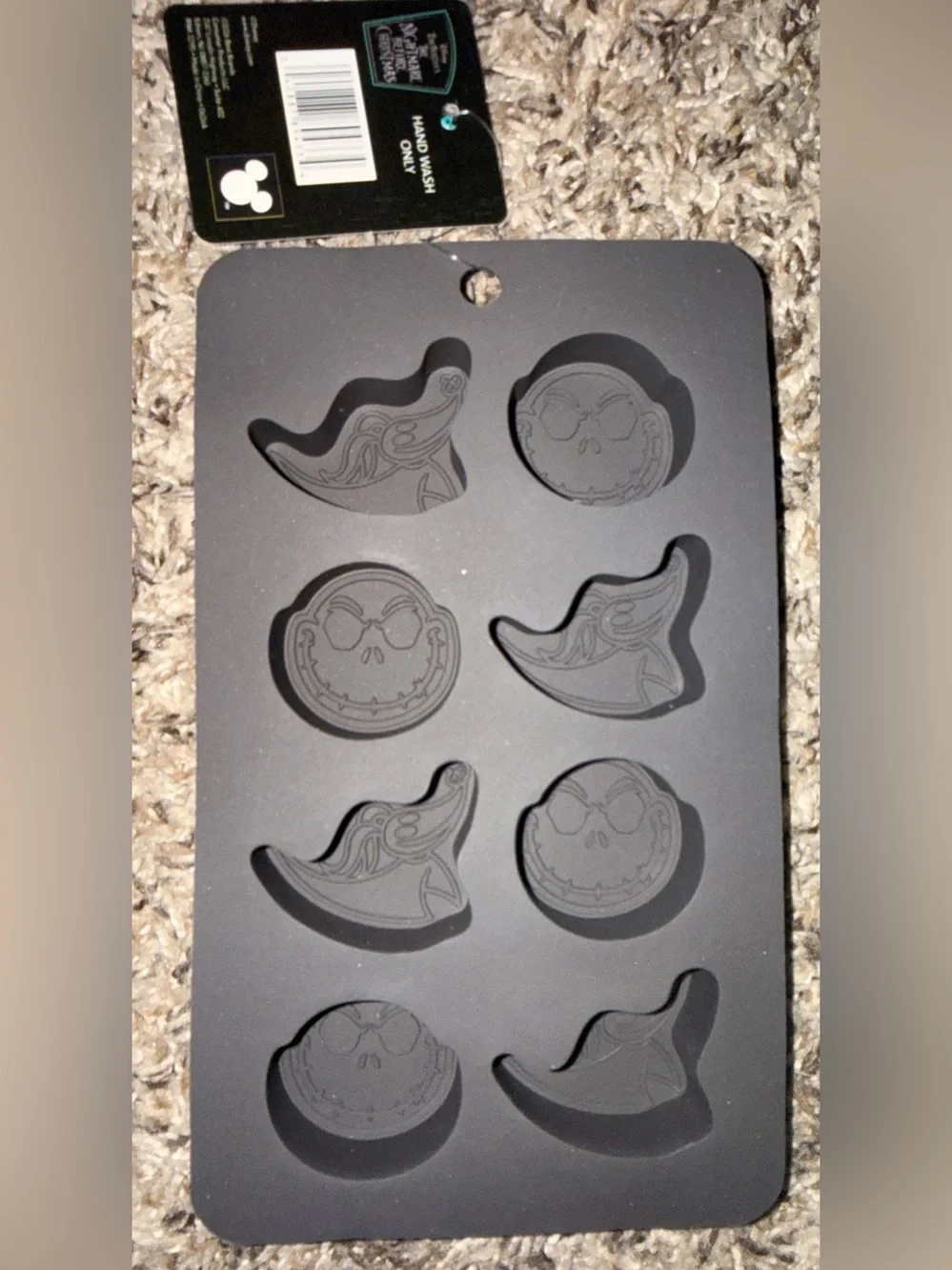 Disney The Nightmare Before Christmas Gray Silicone Whisk